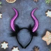 gros taureau corne bandeau halloween adulte enfants costume chapeaux festival diable chapeaux