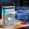 xiaomi 3 en 1 ventilateur portable climatiseurs ventilateur avec veilleuse led ménage petit refroidisseur d'air pour bureau maison ventilateur réglable
