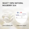 grands chouchous élastiques en soie de mûrier pure 100%, attaches pour cheveux, cordes à gomme, porte queue de cheval pour femmes et filles, accessoires pour cheveux