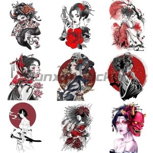 Autocollants Geisha japonais pour voiture, kayak, moto, drôle, étanche, coffre de moto, ordinateur portable, Accessoires de voiture Autocollants Geisha japonais pour voiture, kayak, moto, drôle, étanche, coffre de moto, ordinateur portable, Accessoires de voiture