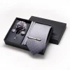 jemygins ensemble de boutons de manchette carrés classiques pour hommes, injjacquard rouge, pochette de cravate de la présidence, fête d'affaires, accessoires de mariage graings.com