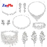 Collier en cristal blanc Original, breloques, ensemble de bijoux fins pour femmes, Bracelet de perles géométriques, boucles d’oreilles, accessoires romantiques, cadeau Collier en cristal blanc Original, breloques, ensemble de bijoux fins pour femmes, Bracelet de perles géométriques, boucles d’oreilles, accessoires romantiques, cadeau