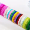 ensemble de bracelets de perles bohème pour femmes, chaîne de perles de riz extensibles colorées, bijoux empilables, cadeau de plage d'été