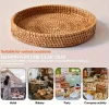 jxbasket mir de fruits japonais tissé à la main, panier rond pour petits pains cuits à la vapeur, rangement en escalier domestique, salon