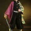 2025 Halloween Anime démon Moordenaar Kimetsu No Yaiba Tomioka Giyuu Cosplay Kostuum Vrouwen Kimono uniforme Kleding