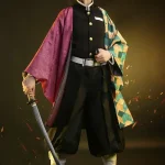 2025 Halloween Anime démon Moordenaar Kimetsu No Yaiba Tomioka Giyuu Cosplay Kostuum Vrouwen Kimono uniforme Kleding