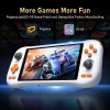 Console de jeu portable Kinhank K56 Android 14 avec écran tactile de 5,5 pouces et plus de 50 émulateurs de jeux vidéo rétro pour DC/MAME/SS/P
