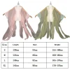 cardigan hanfu féerique élégant pour femmes, manteau en tulle et mousseline de soie ancienne avec grandes manches, poignets papillon, costume de cosplay de danse
