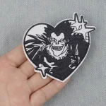 Patch de broderie Anime L Killer Ryuk, Manga japonais, patchs thermoadhésifs pour vêtements, Badge de couture pour bricolage