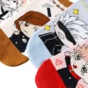 5 paires de chaussettes anime demon slayer espion famille chaussettes adultes enfants boku no hero jujutsu kaisen genshin impact kimetsu chaussettes de cheville
