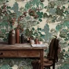 Papier peint Mural de jardin japonais, papier peint de paysage asiatique traditionnel pour décoration murale orientale de maison, papier peint pelable et collé