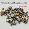 steampun mécanique fait à la main, accessoires de montre mélangés avec des tailles et des styles de poignée d'occasion, accessoires de bricolage expédiés au hasard