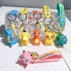 figurine originale de pikachu, porte clés de dessin animé à la mode, modèle décoratif de dessin animé pokémon, jouet de décoration de voiture pour enfants