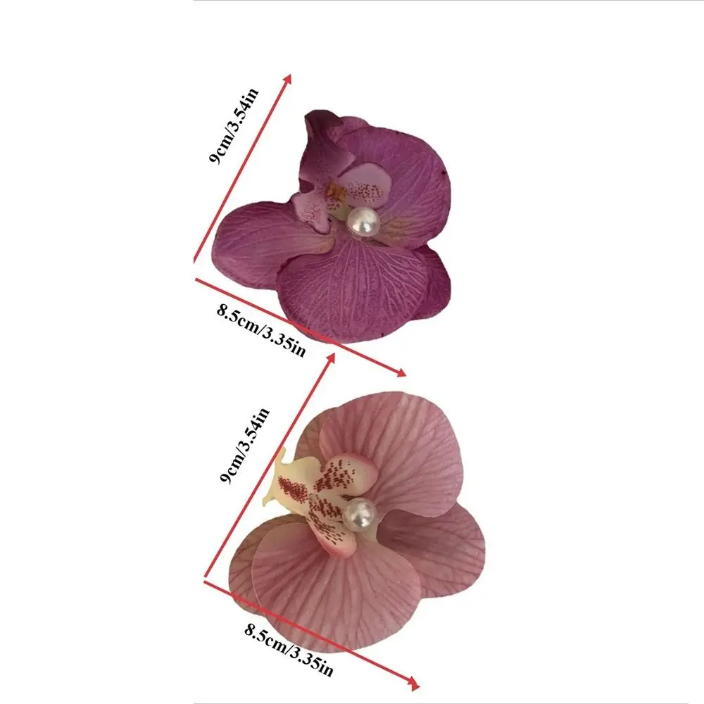 pince à cheveux en tissu fleur orchidée papillon style coréen orchidée fleur épingle à cheveux bord de mer vacances chapeaux perle fille pince à cheveux femmes pince à cheveux en tissu fleur orchidée papillon style coréen orchidée fleur épingle à cheveux bord de mer vacances chapeaux perle fille pince à cheveux femmes
