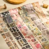 1 pièces bricolage décoration rubans adhésifs japonais à la main fragments washi bandes rubans de masquage autocollants papeterie