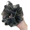 cravates pour cheveux avec ruban élégant pour femmes, accessoires pour cheveux, vêtements de sauna français, fleur de sauna, mode premium