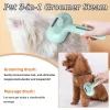 brosse de toilettage pour chiens à pulvérisation de vapeur brosse à vapeur unique pour chiens brosse de toilettage de luxe brosse à vapeur pour chiens c