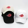Casquette en coton avec Logo japonais Akatsuki, chapeau de papa, Logo de la famille Uchiha brodé, casquette de Baseball à rabat Casquette en coton avec Logo japonais Akatsuki, chapeau de papa, Logo de la famille Uchiha brodé, casquette de Baseball à rabat