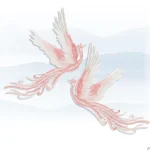 Grands patchs phénix brodés pour la couture, tissu appliqué thermocollant, oiseau seculaire, Anivia, délicat, renaissance phenix Nirvana, 1 paire