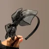 Vente chaude de la saison nouveau bandeau en maille avec nœud papillon couvre-chef pour femme bandeau de cheveux pressé élégant pince à cheveux polyvalente cheveux A… Vente chaude de la saison nouveau bandeau en maille avec nœud papillon couvre-chef pour femme bandeau de cheveux pressé élégant pince à cheveux polyvalente cheveux A…