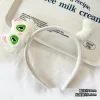 nouveau kawaii suzume dessin animé en peluche chat bandeaux mignon noir blanc chat cheveux cerceau bandeau pour femmes filles cadeaux cheveux accessoires