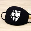 fashionable black mouth masks outdoor washable windproof earloop anti dust funny print mask protective halloween cosplay new マスク