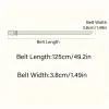 ceinture à boucle en nylon tressé pour hommes, légère et respirante, 125cm, pour les déplacements quotidiens, nouvelle collection