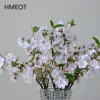 Fausses fleurs de pêche artificielles, branche de prunier, décoration florale pour mariage, maison, vase de table
