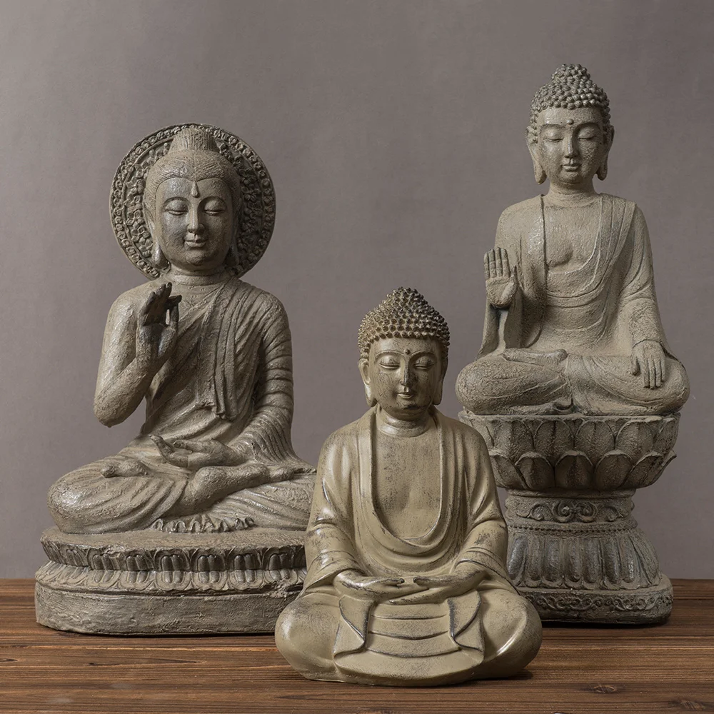 rakks chinois zen bouddha statue décoration maison salon porche salon de thé sud est asiatique décoratif résine artisanat décoration rakks chinois zen bouddha statue décoration maison salon porche salon de thé sud est asiatique décoratif résine artisanat décoration