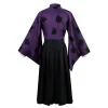 ghost slayer blade: costume de cosplay black death mou, kimono yuzuru yukata, costume de performance sur scène cosplay
