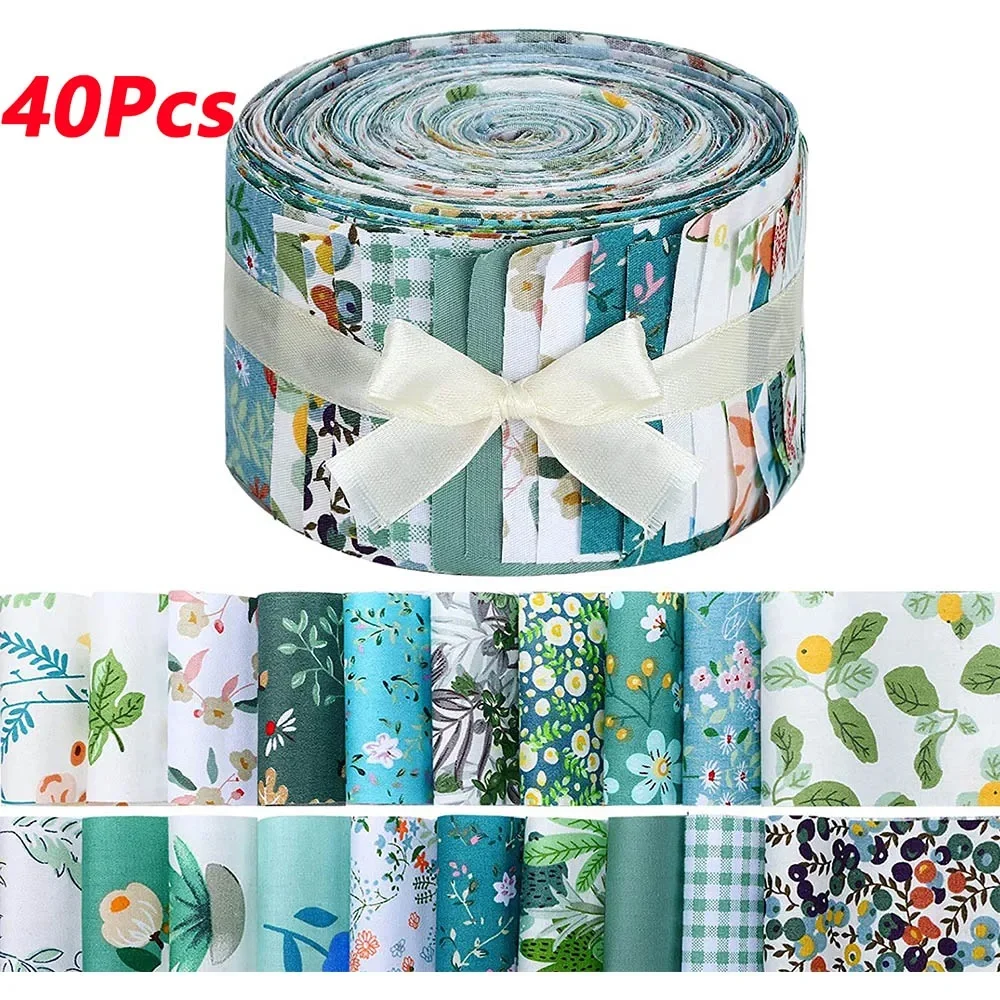 rouleau de gelée japonaise, 40 pièces, bandes de tissu en coton, matériau matelassé, tissu artisanal, patchwork, couture de poupées, sac, tissu de couture rouleau de gelée japonaise, 40 pièces, bandes de tissu en coton, matériau matelassé, tissu artisanal, patchwork, couture de poupées, sac, tissu de couture