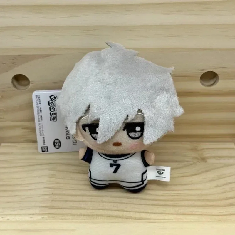 porte clés pendentif en peluche avec serrure bleue, 10cm, yoichi isagi nagi seishiro mikage reo rin itoshi itoshi sae, poupée d'action, jouet, sac cadeau porte clés pendentif en peluche avec serrure bleue, 10cm, yoichi isagi nagi seishiro mikage reo rin itoshi itoshi sae, poupée d'action, jouet, sac cadeau