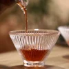 verre à shot de style japonais, mini tasse à thé, verre de standard, ensemble de verres à thé kung transparents, accessoires