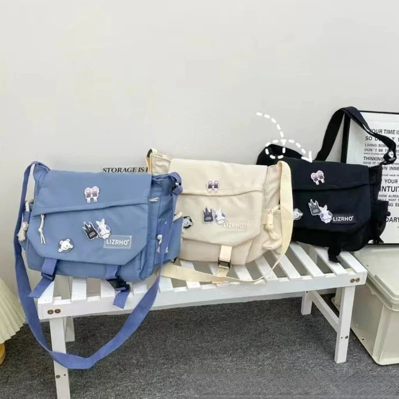 sac messager sacs à main japonais école coréenne unique épaule fille étudiant hong kong style rétro grande capacité postier femmes sac messager sacs à main japonais école coréenne unique épaule fille étudiant hong kong style rétro grande capacité postier femmes