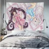 Tapisserie murale suspendue pour filles, dessin animé mignon, Style japonais, Art, science-fiction, décoration de maison, couverture murale, chambre à coucher, salon, dortoir Tapisserie murale suspendue pour filles, dessin animé mignon, Style japonais, Art, science-fiction, décoration de maison, couverture murale, chambre à coucher, salon, dortoir