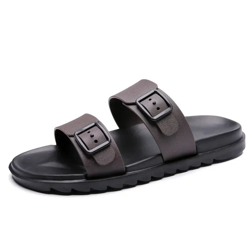 sandales d'été pour hommes, chaussures d'extérieur décontractées, pantoufles d'intérieur noires, tongs, grande taille 46, collection 2022 sandales d'été pour hommes, chaussures d'extérieur décontractées, pantoufles d'intérieur noires, tongs, grande taille 46, collection 2022