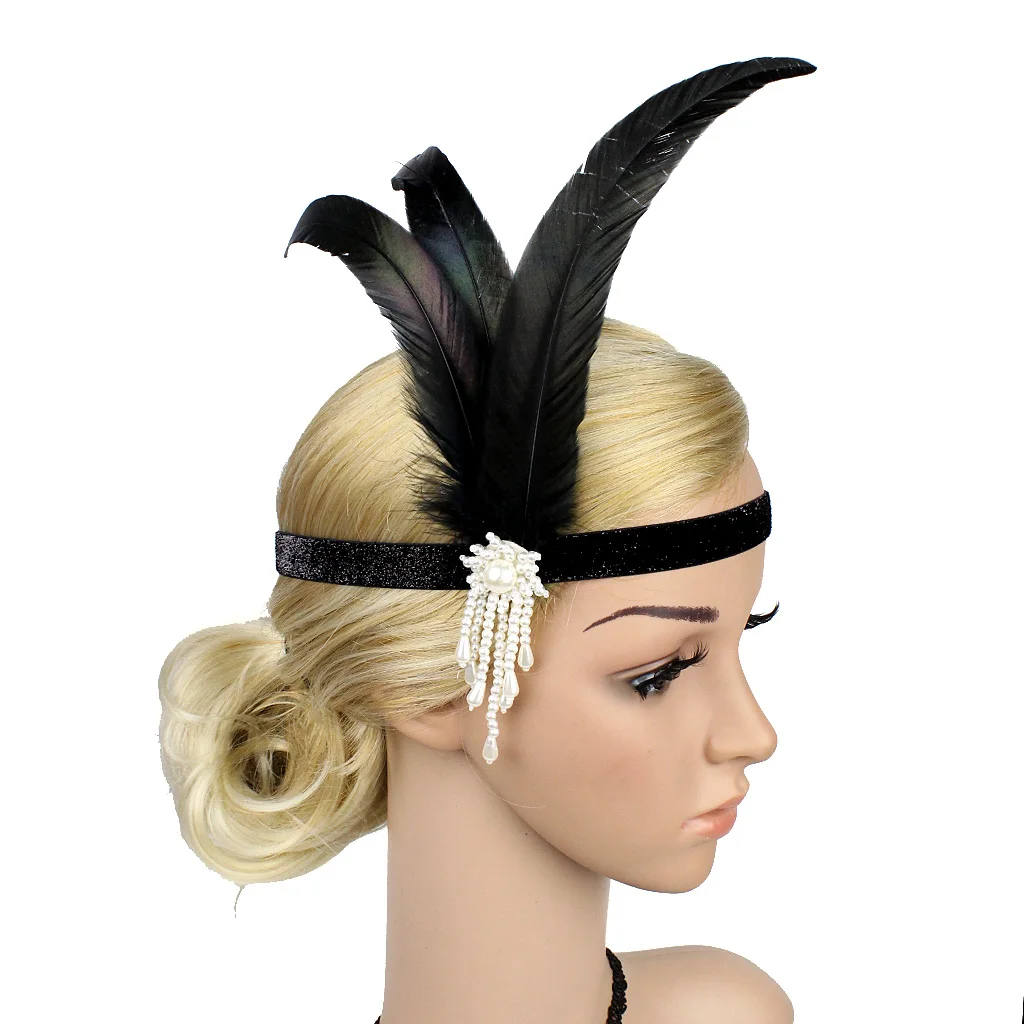 femmes casque plume clapet bandeau brillant grand gatsby coiffure casque vintage bal mode getsbi cheveux accessoires femmes casque plume clapet bandeau brillant grand gatsby coiffure casque vintage bal mode getsbi cheveux accessoires