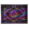 tapisserie mandala indien pour la décoration intérieure, mode psychédélique, hippicopter, chambre à coucher, salon, 95x73cm, 150x100cm, 150x130cm, 200x150cm