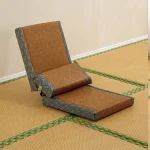 Sièges Tatami de chambre de Style japonais, sans pieds avec dossier, chaise de sol pliable, petit canapé simple, meubles de salon