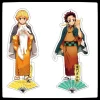 Kimono Monténégro de démons en acrylique pour enfants, ornements de support d&rsquo;agne, personnage cancers de dessin animé, bénévole et gentillesse, Nezuko Tanjiro