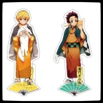 Kimono Monténégro de démons en acrylique pour enfants, ornements de support d&rsquo;agne, personnage cancers de dessin animé, bénévole et gentillesse, Nezuko Tanjiro
