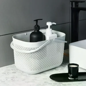 Panier de bain portable de style japonais/panier de rangement de salle de bain/caisse de bain