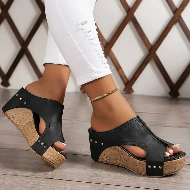 femmes sandales femmes luxe sandales décontractées romain bout ouvert plate forme sandales de créateur 2025 nouveau été femmes rétro chaussures à semelles compensées femmes sandales femmes luxe sandales décontractées romain bout ouvert plate forme sandales de créateur 2025 nouveau été femmes rétro chaussures à semelles compensées