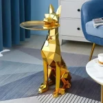 Décoration nordique en résine de haute qualité pour chien et homme, décoration de maison de garde de grande valeur pour chien, ornement de sol Décoration nordique en résine de haute qualité pour chien et homme, décoration de maison de garde de grande valeur pour chien, ornement de sol