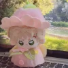Sakura elfe 10cm coton poupée vêtements fleur chapeau robe poupée vêtements tenue costume drôle poupée habiller ensemble cadeau pour enfants