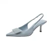 sandales à talons hauts chaussures d'été pour femmes bout pointu femmes sandales dames danse fête pompes 2025 mode peu profonde singbacks chaussures