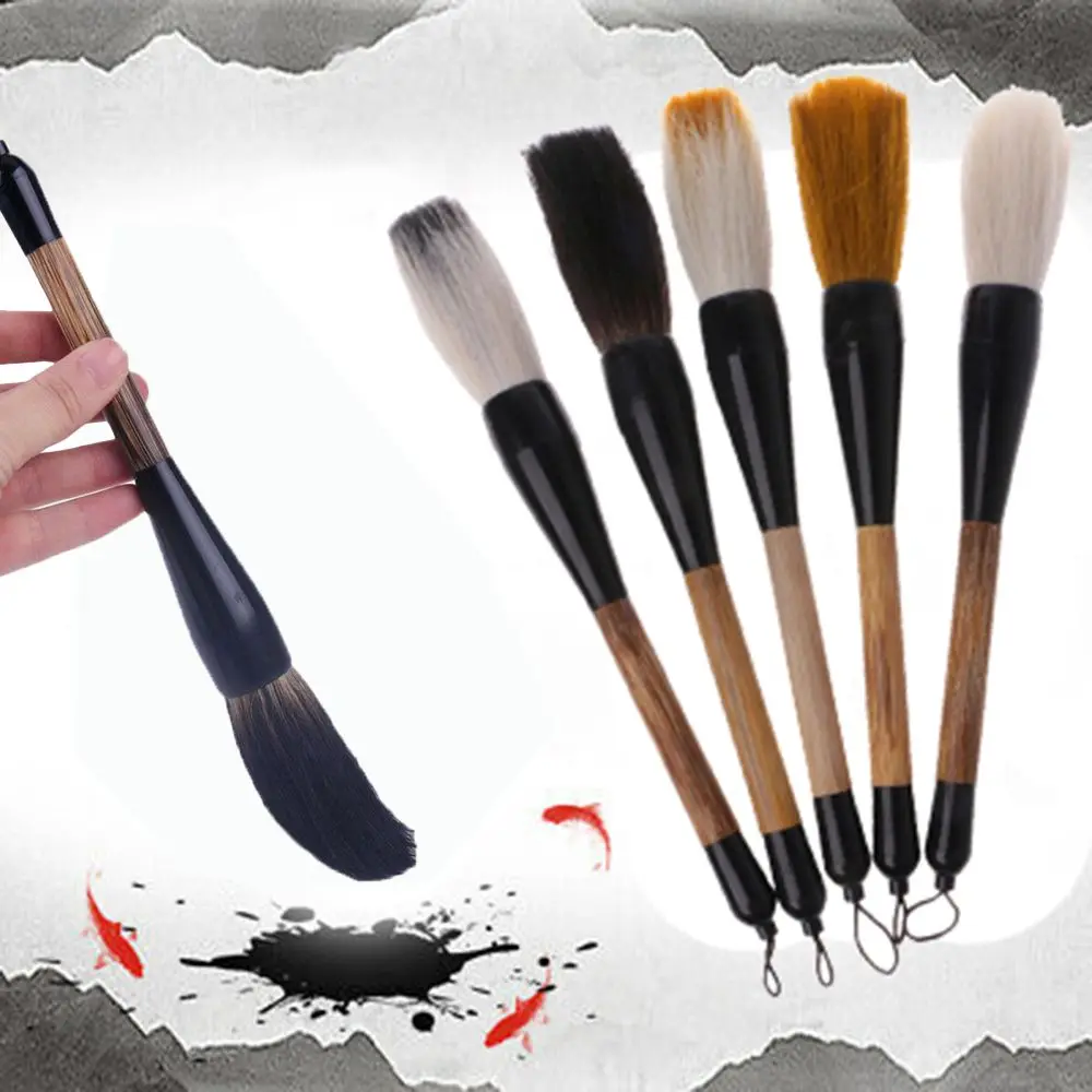 pinceau de calligraphie de papeterie d'art durable, brosse en poils de chèvre, stylo de peinture pinceau de calligraphie de papeterie d'art durable, brosse en poils de chèvre, stylo de peinture