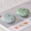 huichang rui ru four céladon pierre à encre céramique goutte d'eau calligraphie tasse d'encre quatre trésors de l'étude style chinois 2025 nouveau