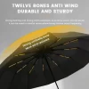 parapluie nouveau modèle 2025, robuste et durable, pliable entièrement automatique, coupe vent et imperméable, compact et portable.