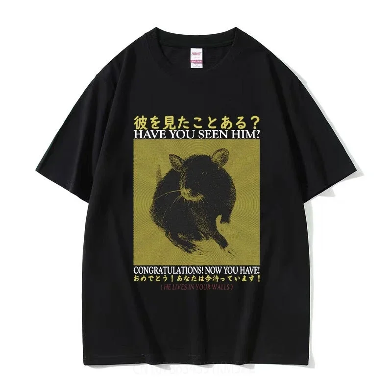 T-shirt manches courtes col rond homme et femme, humoristique, en coton, à la mode T-shirt manches courtes col rond homme et femme, humoristique, en coton, à la mode